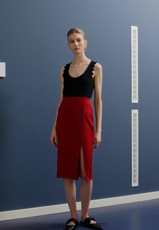 Z62T439 Women Anna Field Top Black