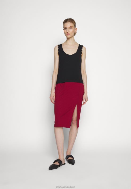 Z62T439 Women Anna Field Top Black