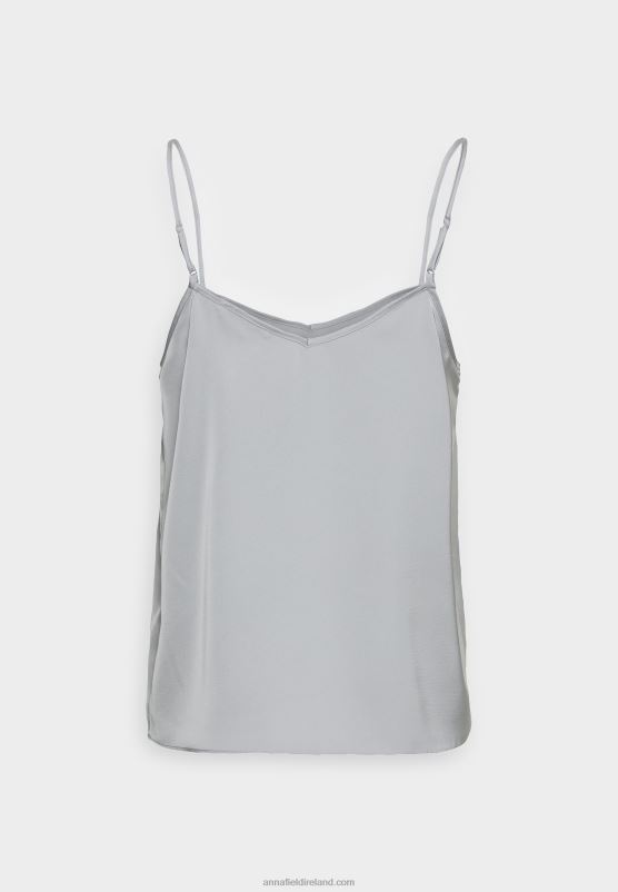 Z62T440 Women Anna Field Top Light Grey