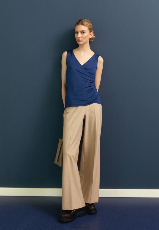 Z62T441 Women Anna Field Top Dark Blue