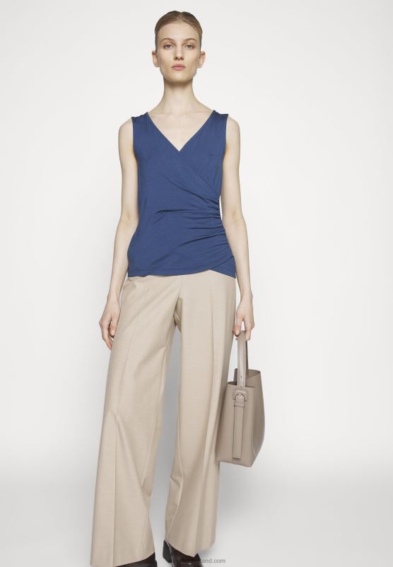 Z62T441 Women Anna Field Top Dark Blue