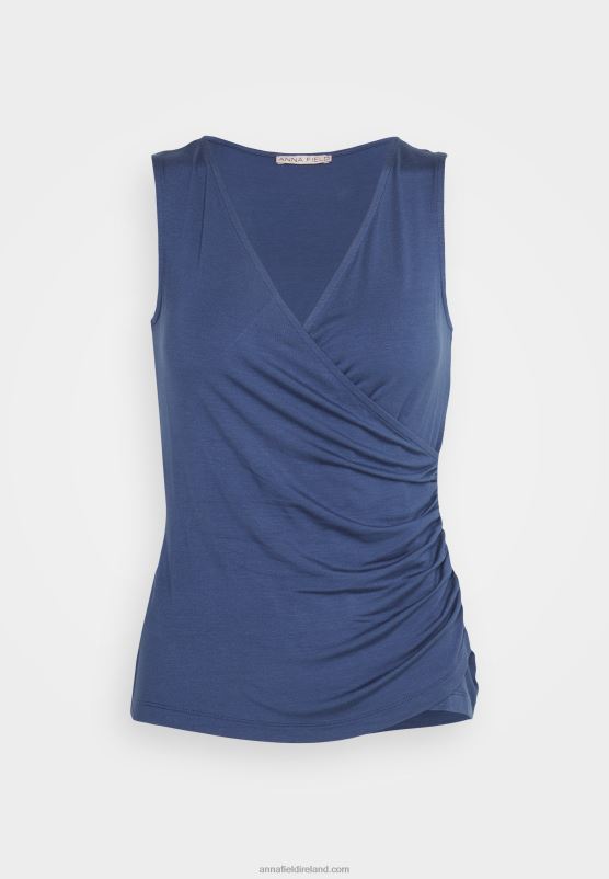 Z62T441 Women Anna Field Top Dark Blue