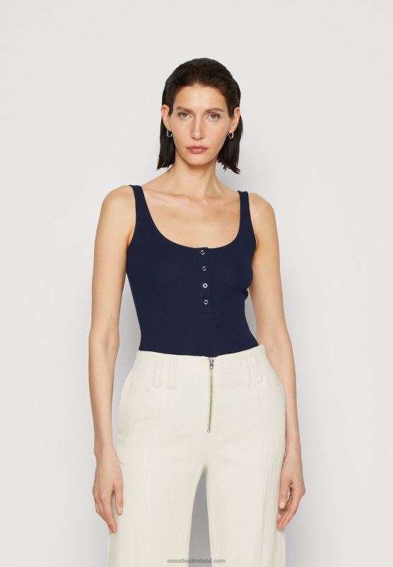 Z62T451 Women Anna Field Top Dark Blue