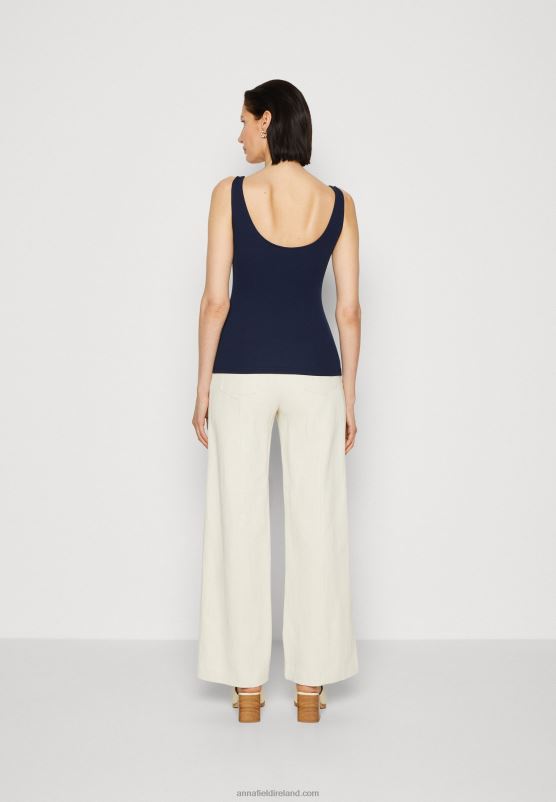 Z62T451 Women Anna Field Top Dark Blue