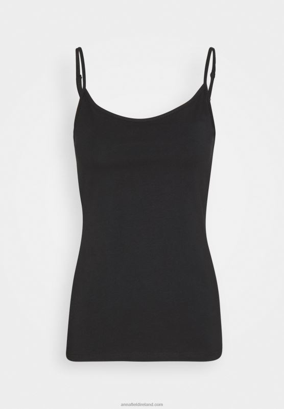 Z62T452 Women Anna Field 2 Pack Top Black