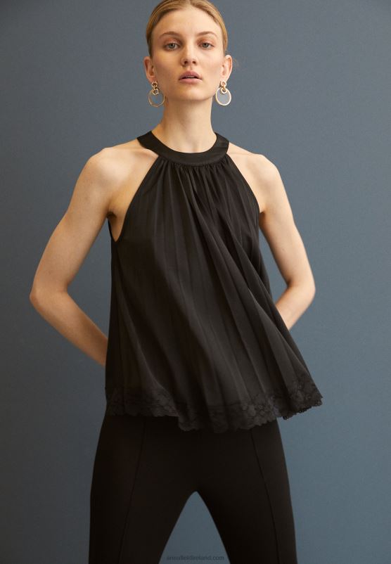 Z62T457 Women Anna Field Top Black