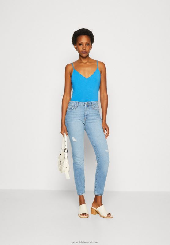 Z62T460 Women Anna Field Top Blue