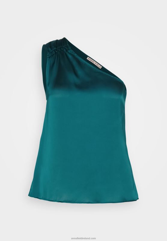 Z62T462 Women Anna Field Top Dark Green