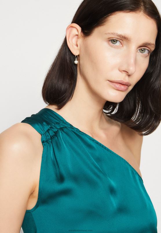 Z62T462 Women Anna Field Top Dark Green