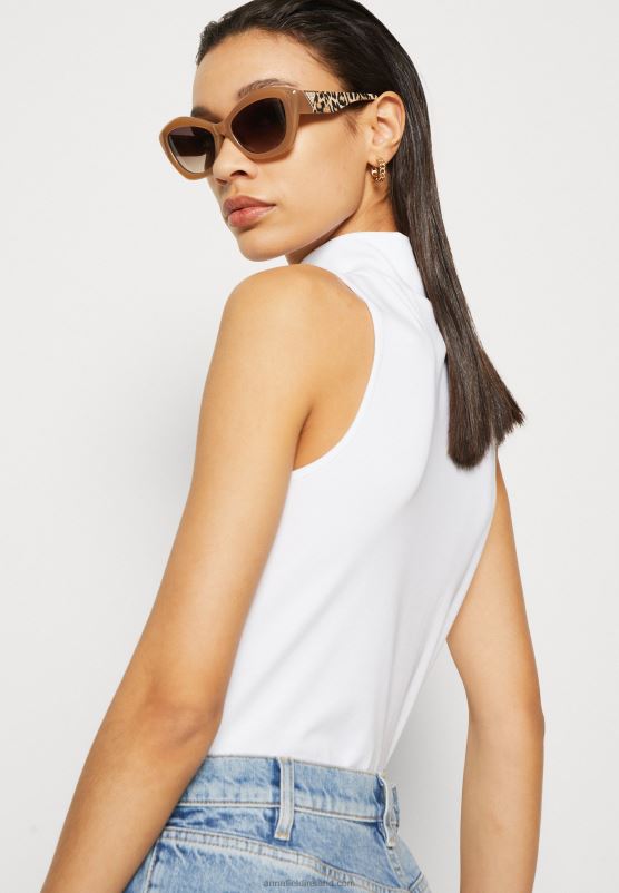 Z62T465 Women Anna Field Top White