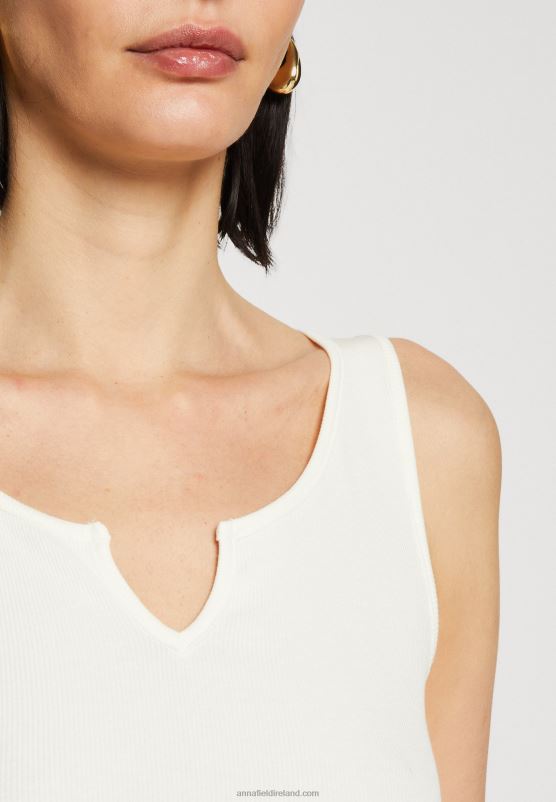 Z62T470 Women Anna Field Top Off-White