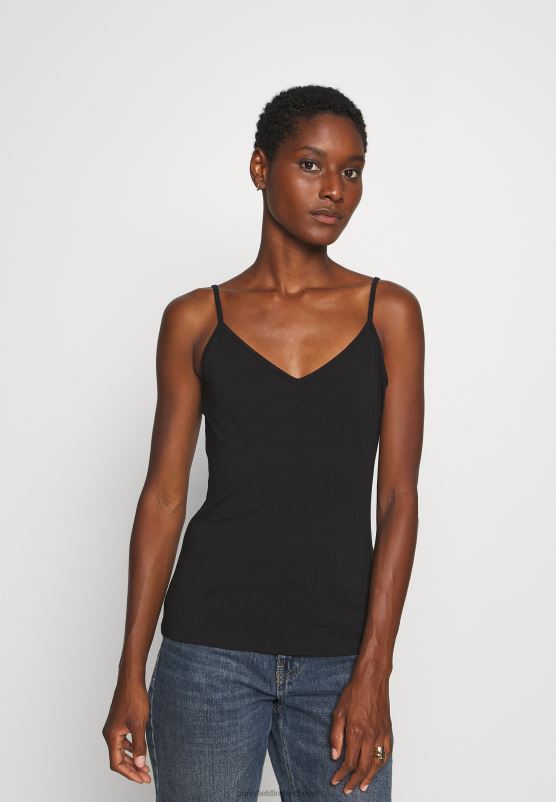 Z62T471 Women Anna Field 2 Pack Top Black/Black