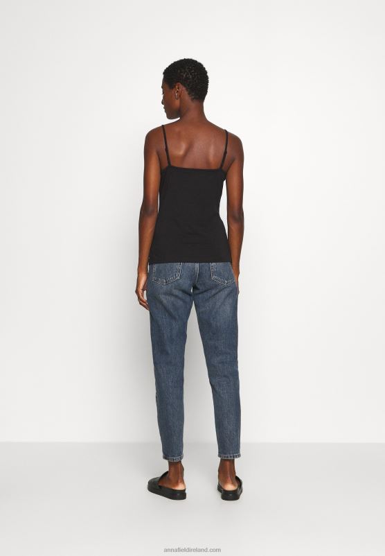 Z62T471 Women Anna Field 2 Pack Top Black/Black