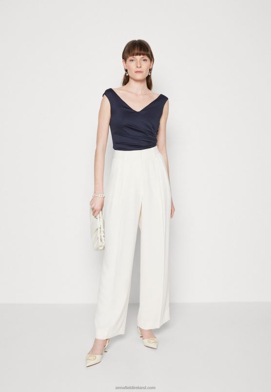 Z62T478 Women Anna Field Top Dark Blue