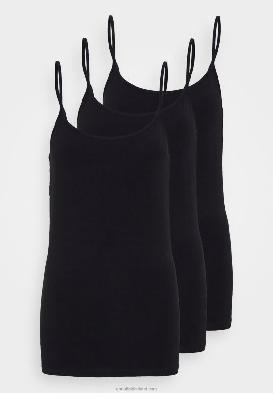 Z62T483 Women Anna Field 3Er Pack Top Black/Black/Black