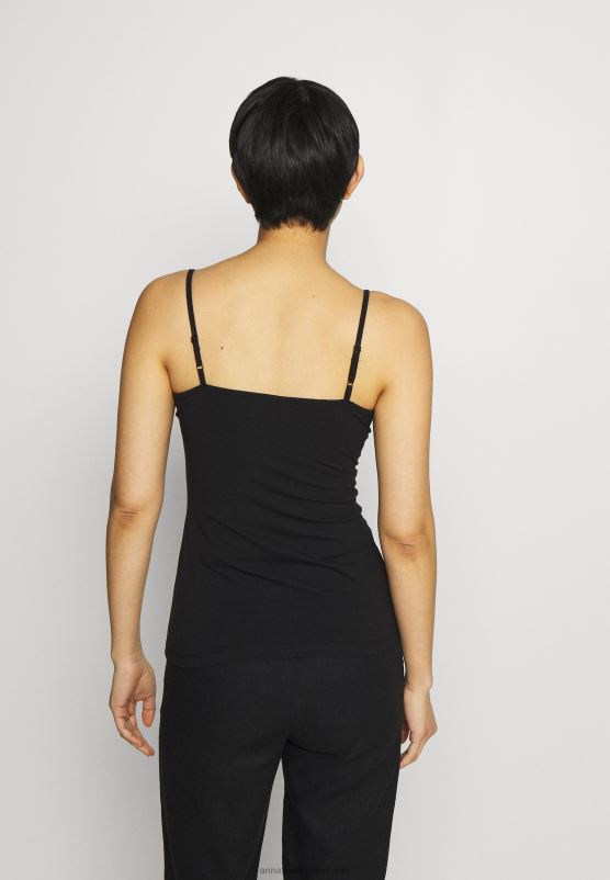 Z62T485 Women Anna Field 5 Pack Top Black