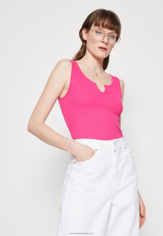 Z62T487 Women Anna Field Top Pink