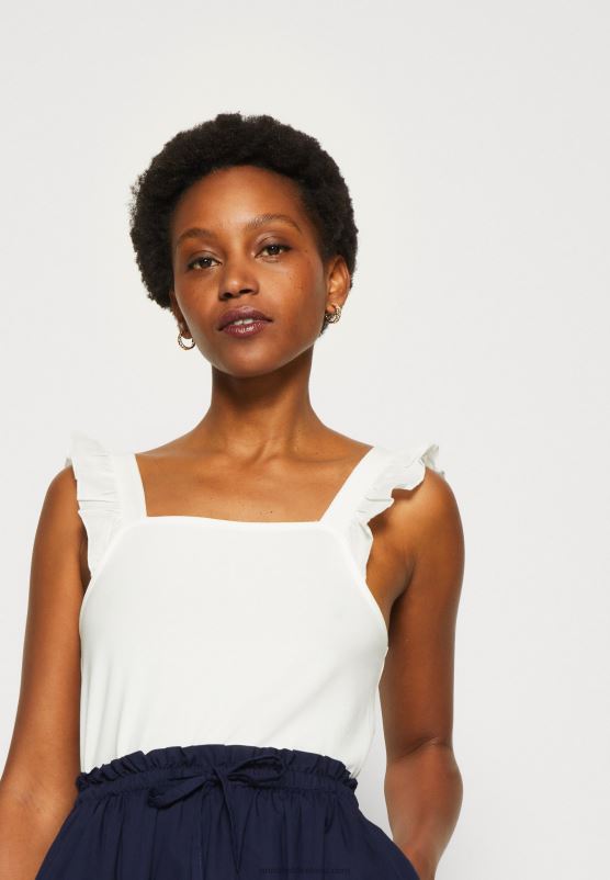 Z62T491 Women Anna Field Top White