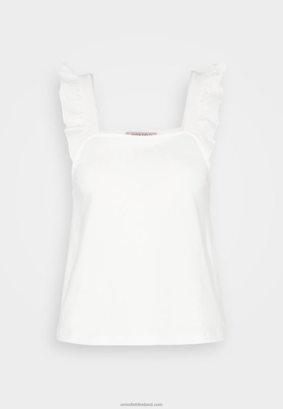 Z62T491 Women Anna Field Top White