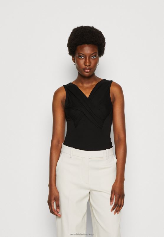 Z62T498 Women Anna Field Top Black