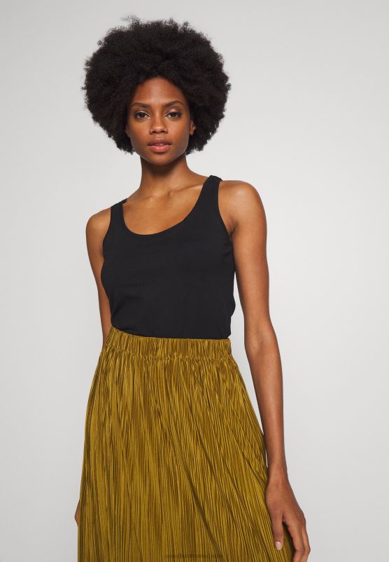 Z62T508 Women Anna Field 2 Pack Top Black