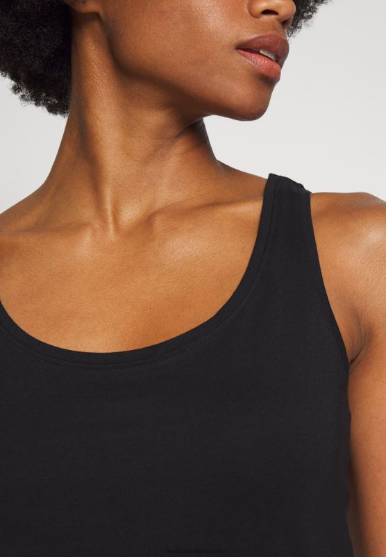 Z62T508 Women Anna Field 2 Pack Top Black