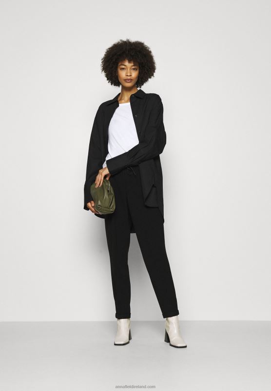 Z62T519 Women Anna Field 2 Pack Long Sleeved Top White/Black