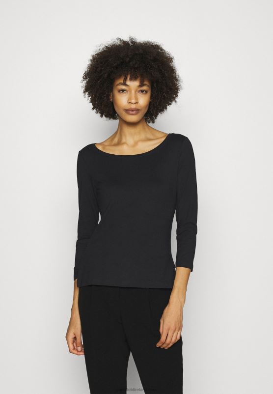 Z62T519 Women Anna Field 2 Pack Long Sleeved Top White/Black