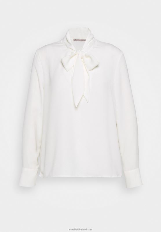 Z62T521 Women Anna Field Long Sleeved Top Off-White