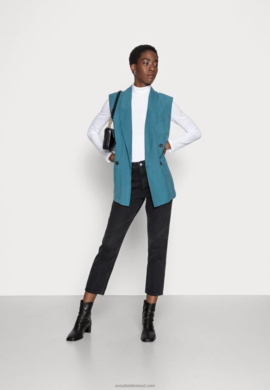 Z62T527 Women Anna Field Long Sleeved Top White