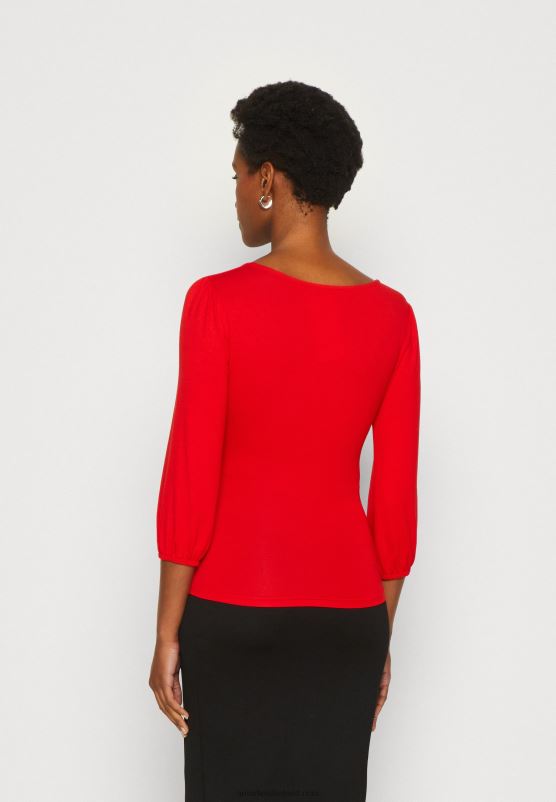 Z62T529 Women Anna Field Long Sleeved Top Red