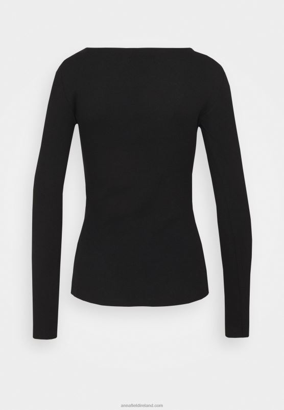 Z62T533 Women Anna Field Long Sleeved Top Black