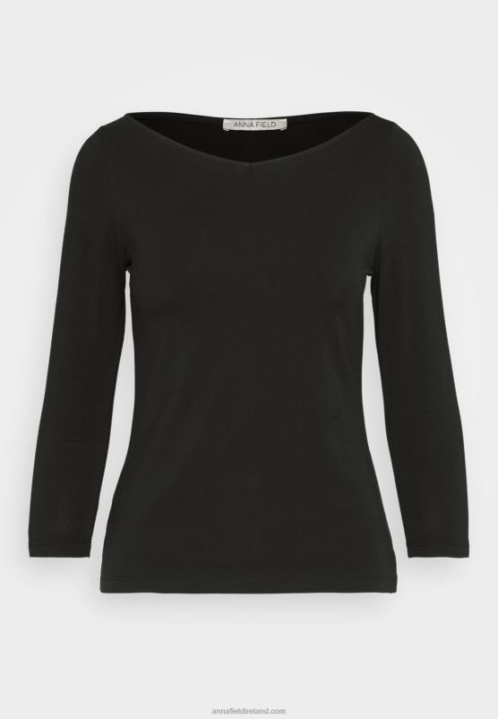 Z62T537 Women Anna Field Long Sleeved Top Black