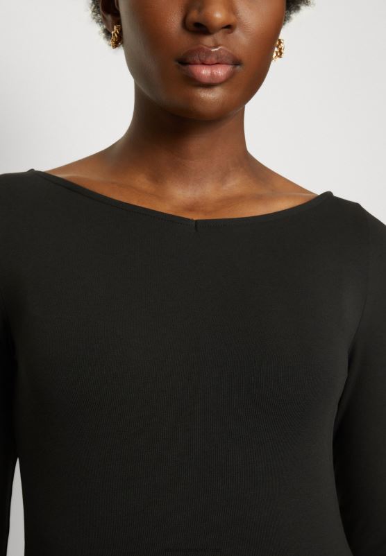 Z62T537 Women Anna Field Long Sleeved Top Black