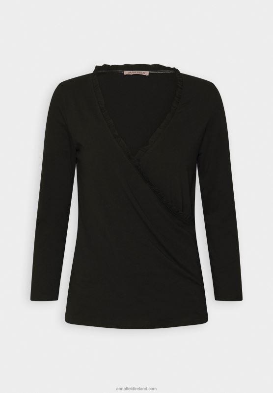 Z62T541 Women Anna Field Long Sleeved Top Black