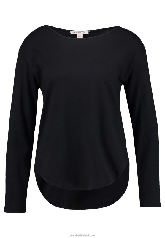 Z62T542 Women Anna Field Basic Long Sleeved Top Black