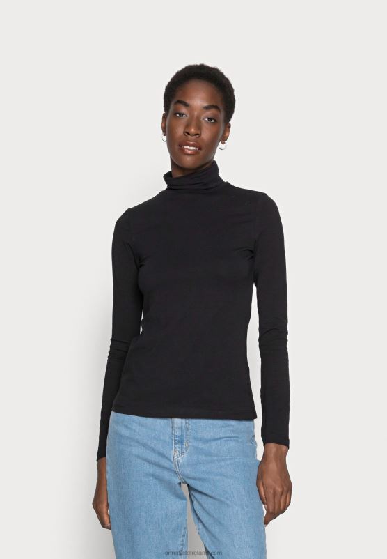 Z62T548 Women Anna Field Long Sleeved Top Black