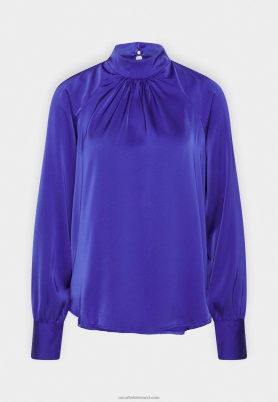 Z62T549 Women Anna Field Long Sleeved Top Blue