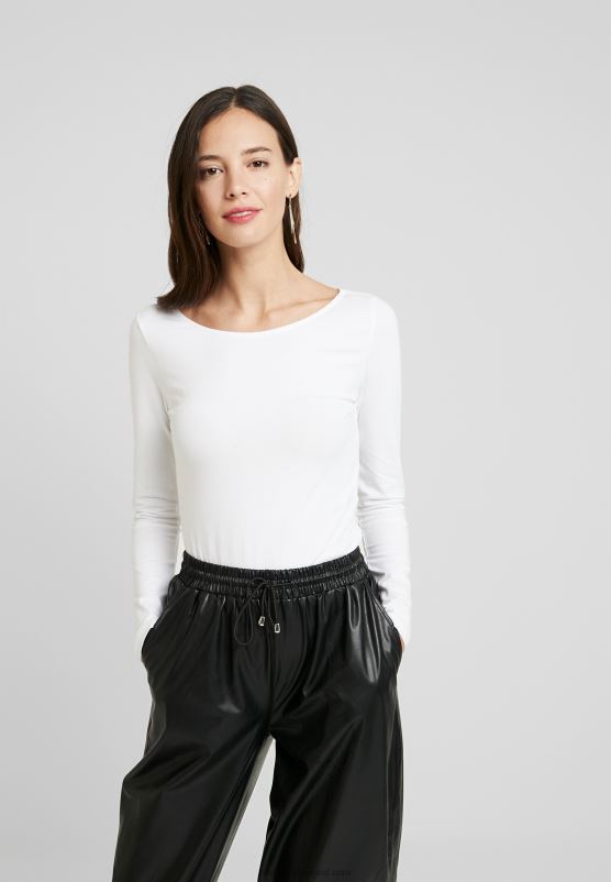 Z62T550 Women Anna Field 2 Pack Long Sleeved Top Black/White