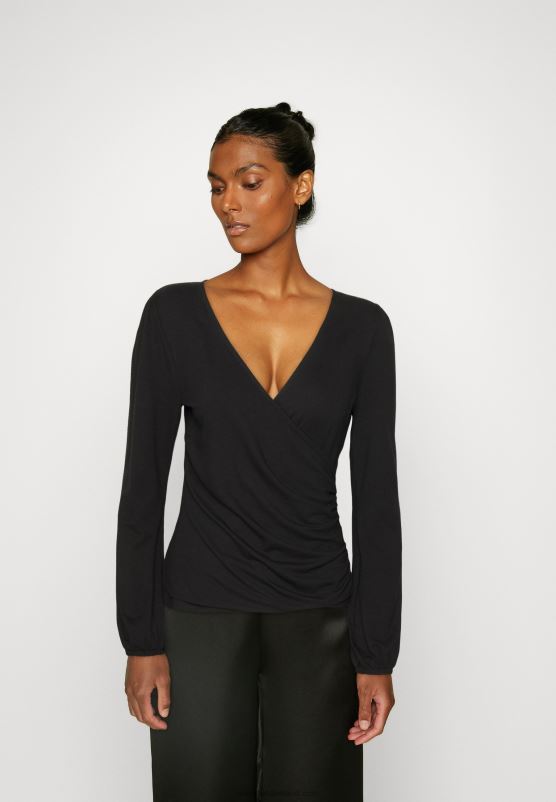Z62T554 Women Anna Field Long Sleeved Top Black