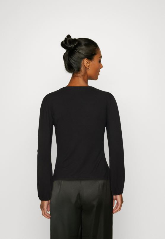 Z62T554 Women Anna Field Long Sleeved Top Black