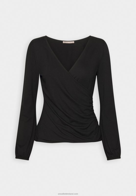 Z62T554 Women Anna Field Long Sleeved Top Black