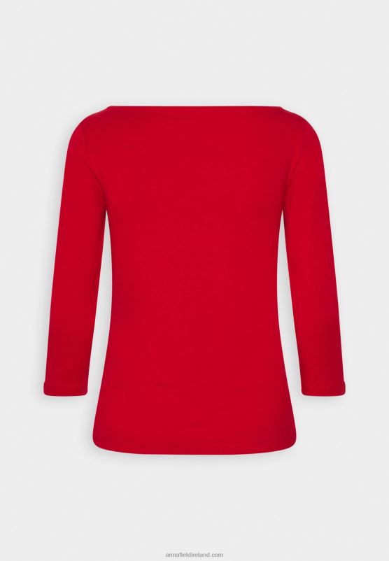 Z62T555 Women Anna Field Long Sleeved Top Dark Red