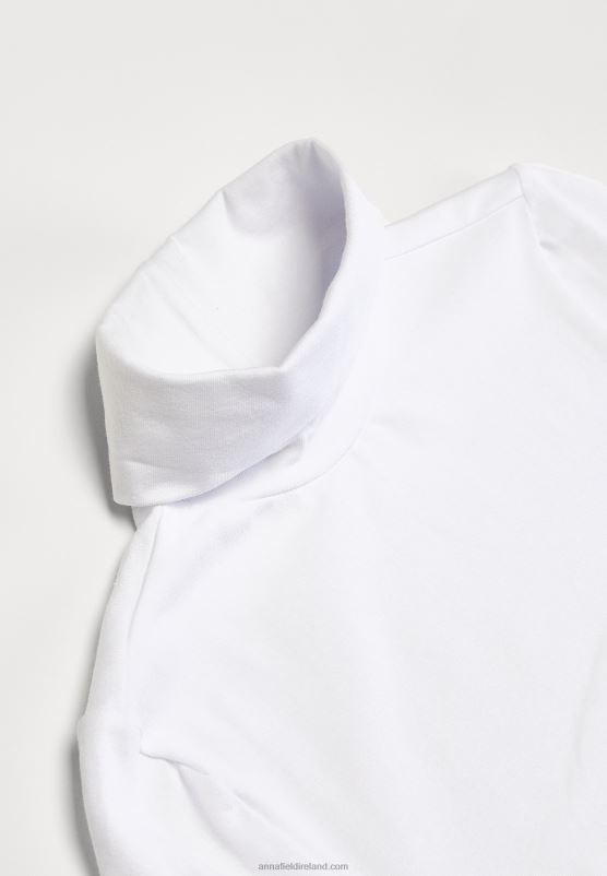 Z62T560 Women Anna Field Long Sleeved Top White