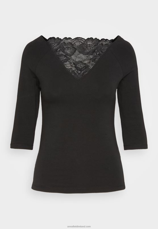 Z62T564 Women Anna Field Long Sleeved Top Black