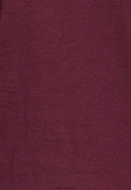 Z62T567 Women Anna Field Long Sleeved Top Dark Red