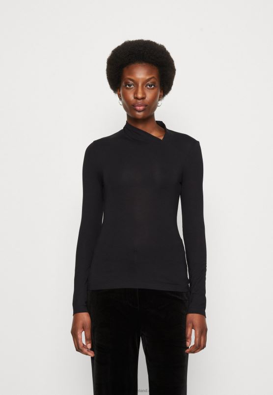 Z62T578 Women Anna Field Long Sleeved Top Black