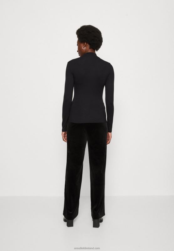 Z62T578 Women Anna Field Long Sleeved Top Black