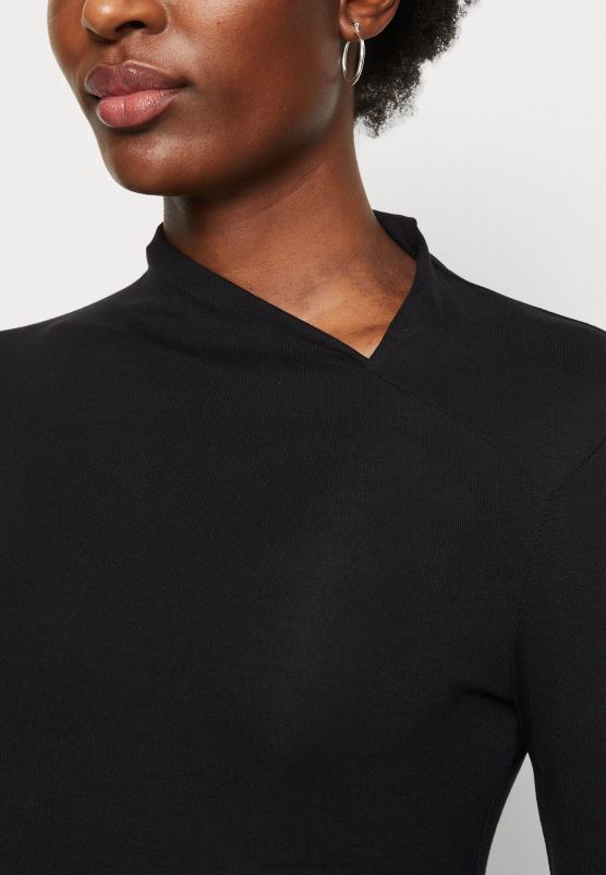 Z62T578 Women Anna Field Long Sleeved Top Black