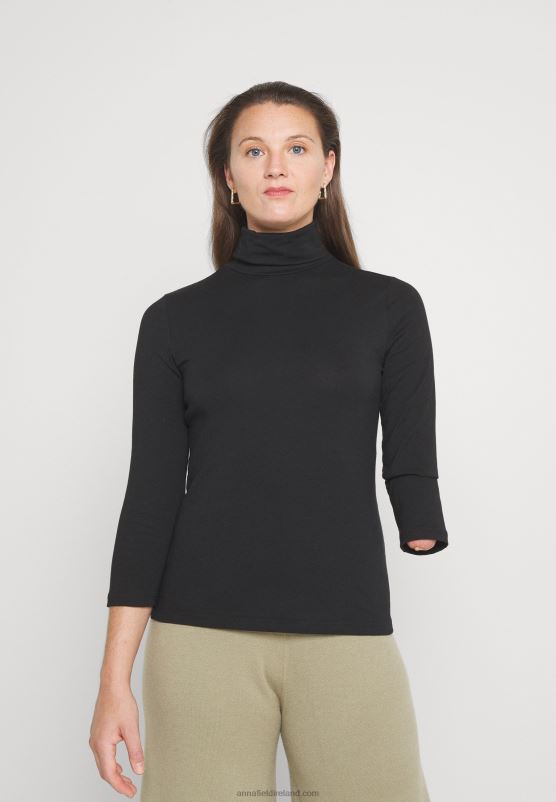 Z62T579 Women Anna Field Long Sleeved Top Black